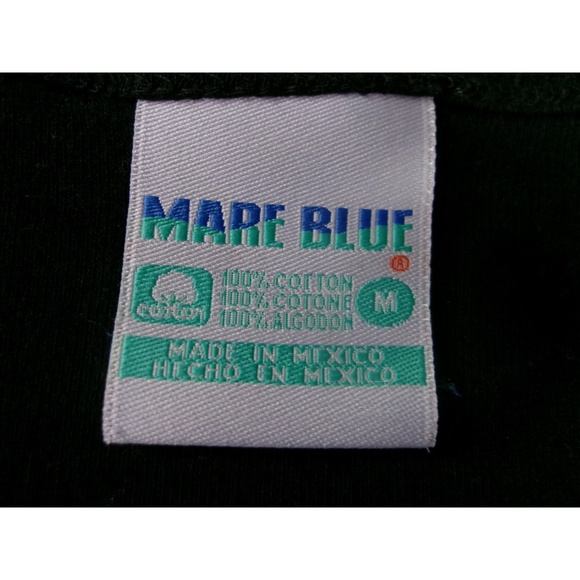 Mare Blue Tank Top Women Medium Black Sugar Skull Mexican Day Of The Dead Art - Picture 7 of 8